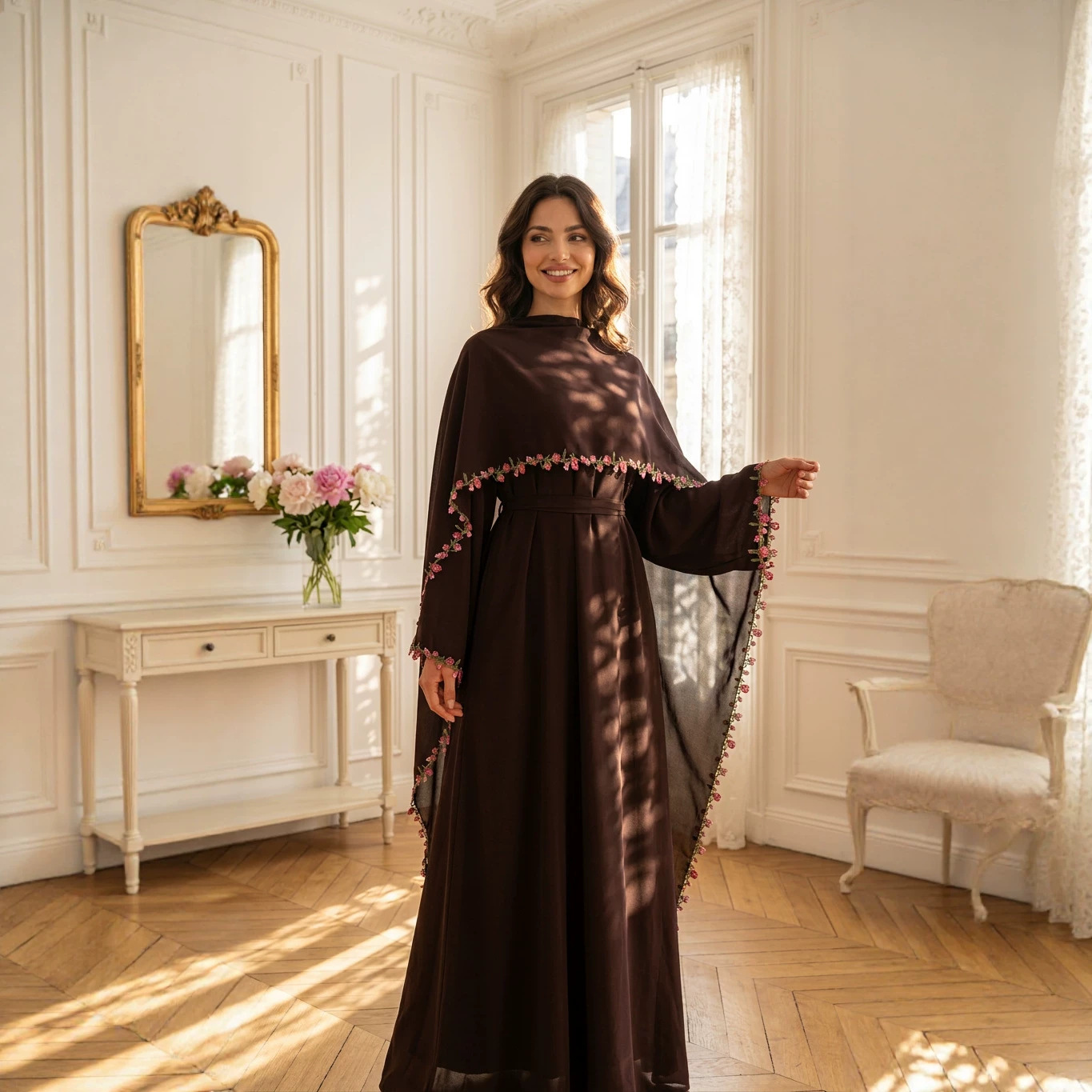 Elegant Embroidery Abayas Hija - Embroidery Kebaya recension och pris