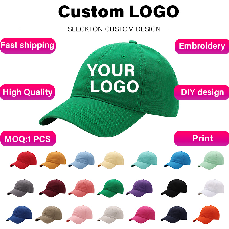 SLECKTON Custom Baseball Cap F - Embroidery Design Logo recension och pris