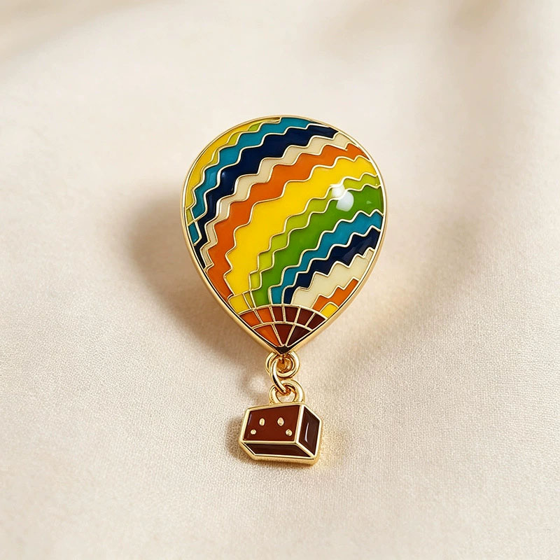 Hot Air Balloon Shaped Metal B - Embroidery Bali recension och pris