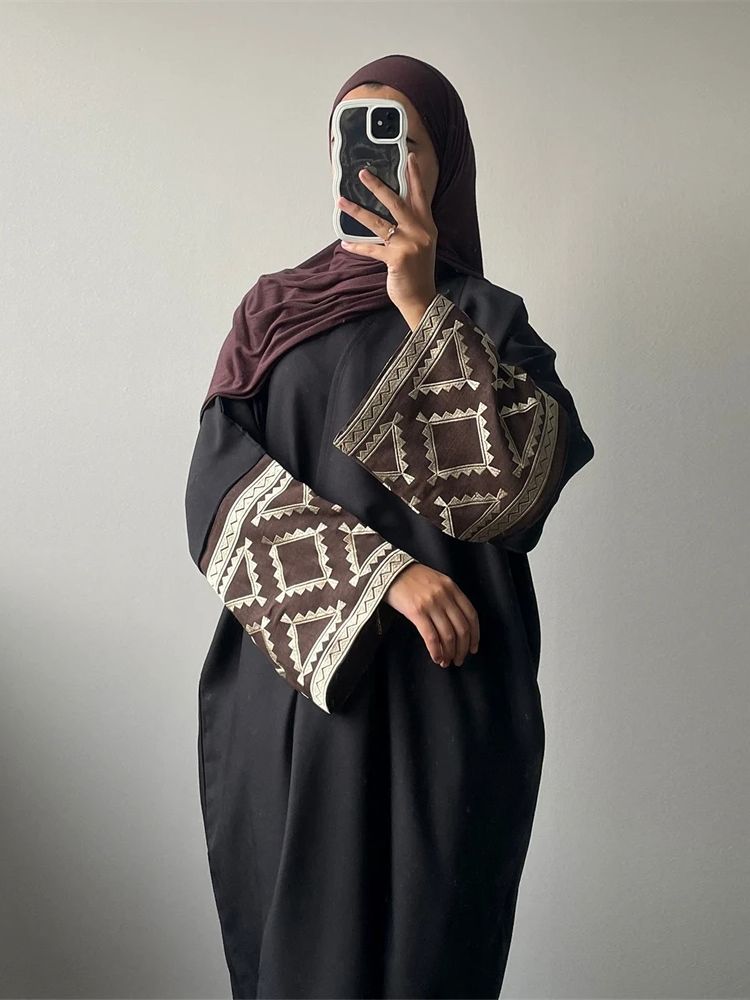 Eid Embroidery Kimono Abaya Du - Embroidery Kebaya recension och pris