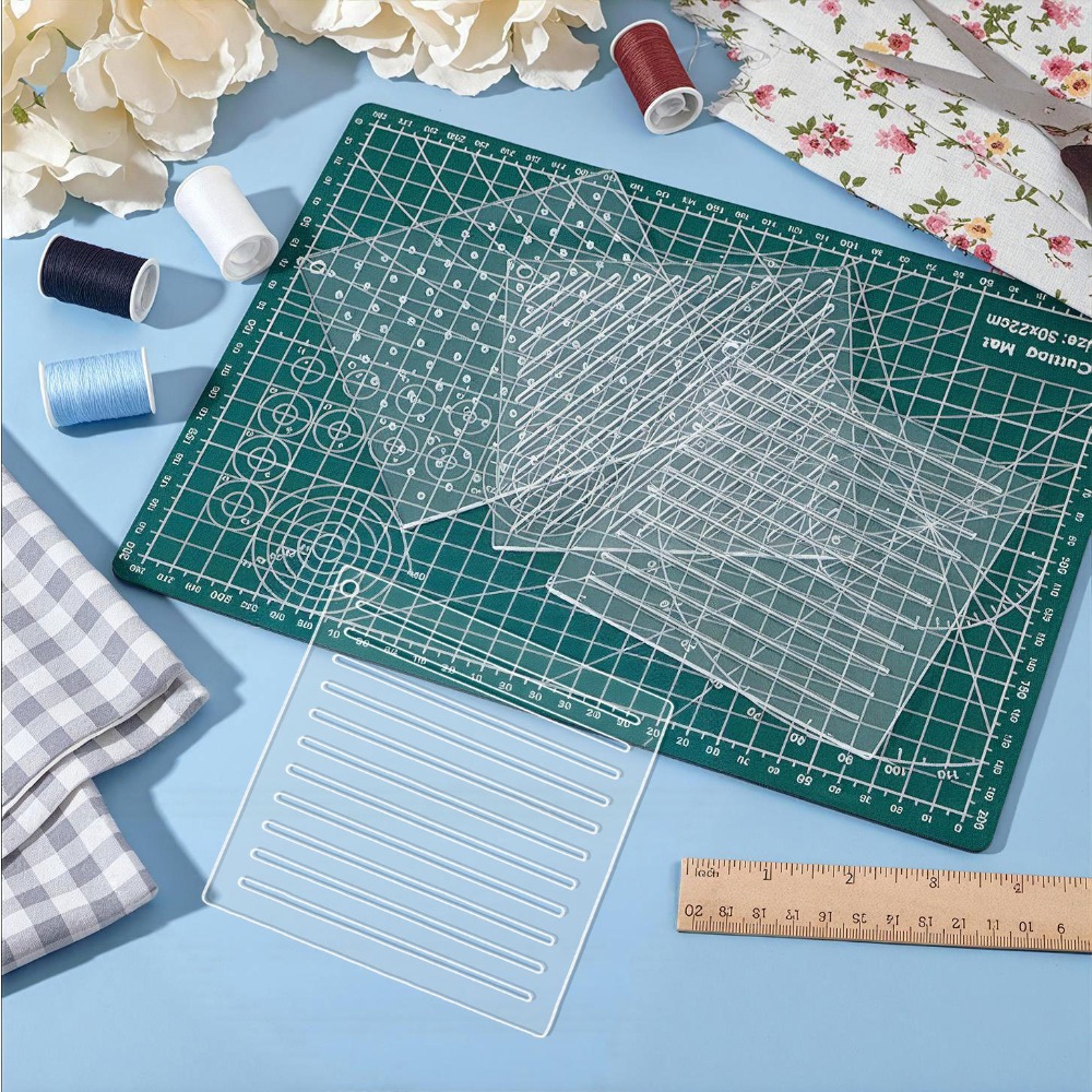 Acrylic Sashiko Stencil Templa - Embroidery Meaning recension och pris
