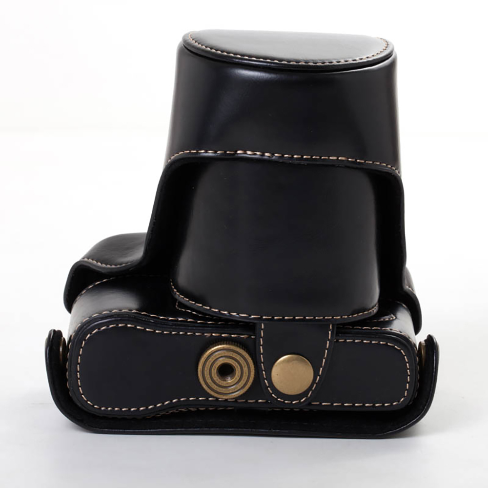 PU Leather Camera Bag Case Len - Embroidery Bag recension och pris