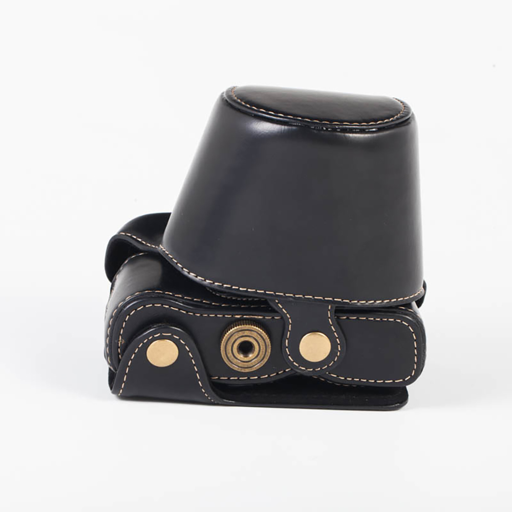PU Leather Camera Bag Case Len - Embroidery Bag recension och pris