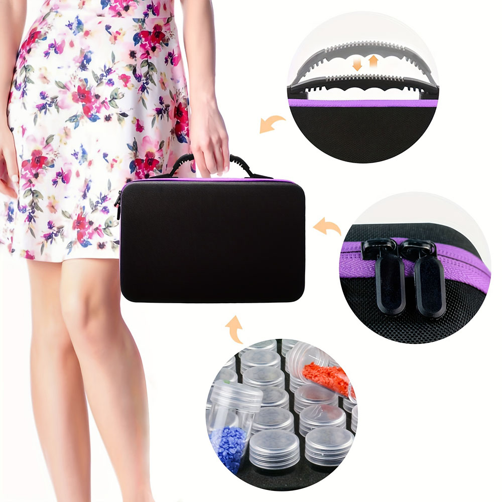 Portable Diamond Painting Stor - Embroidery Bag recension och pris
