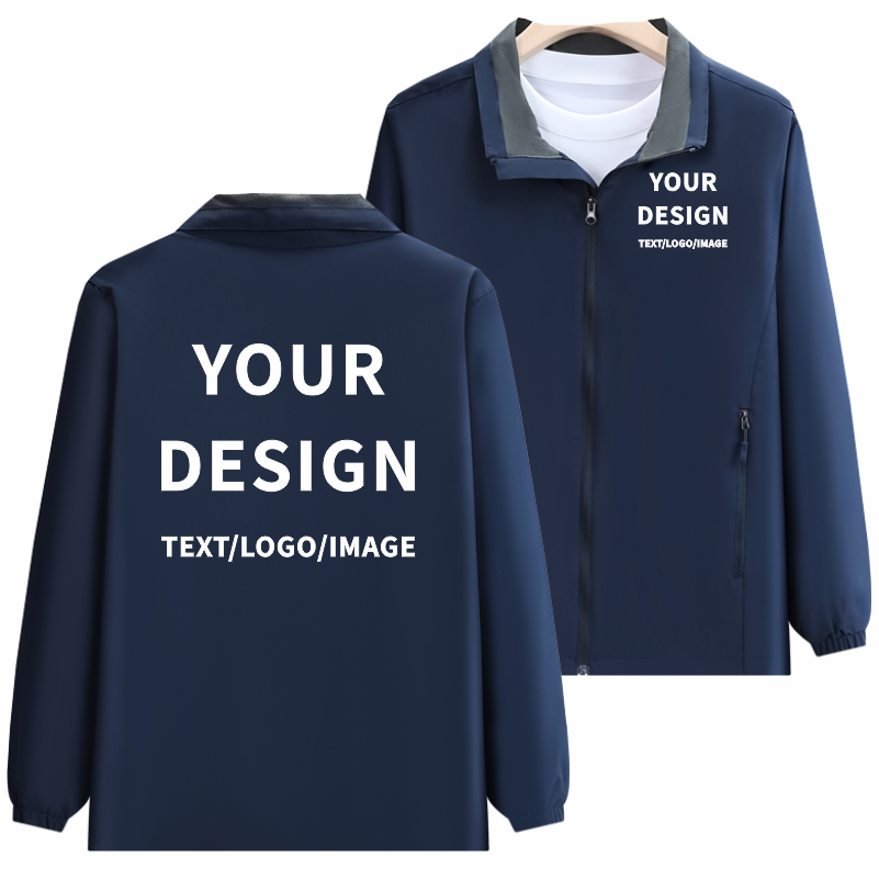 Fashion Solid Color Jacket Cus - Embroidery Design Logo recension och pris
