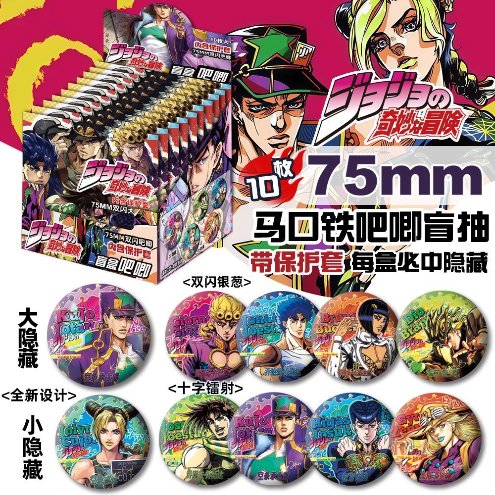 JoJo's Bizarre Adventure 75mm  - Embroidery Reddit recension och pris