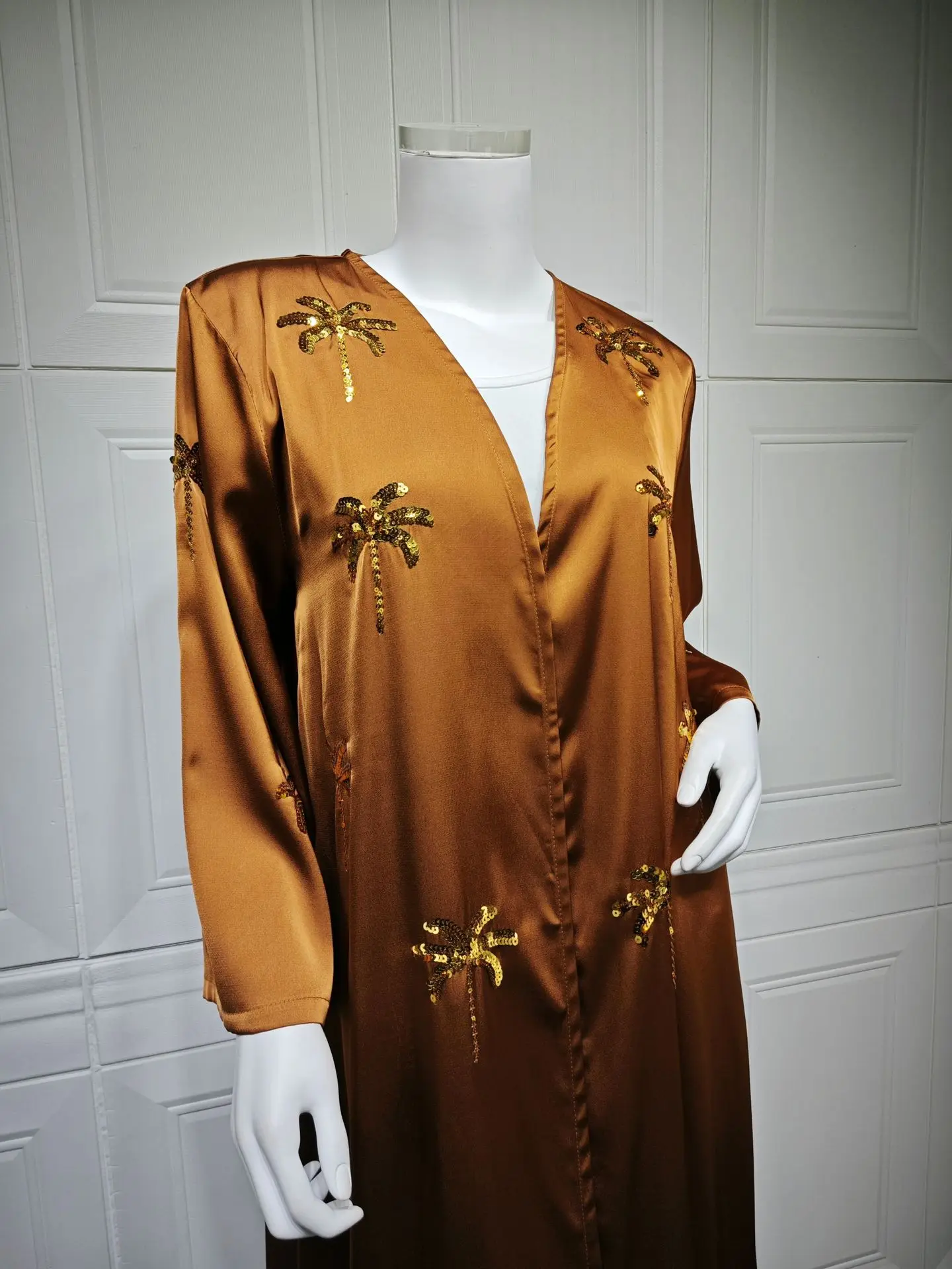 Ramadan Muslim Modest Cardigan - Embroidery Kebaya recension och pris