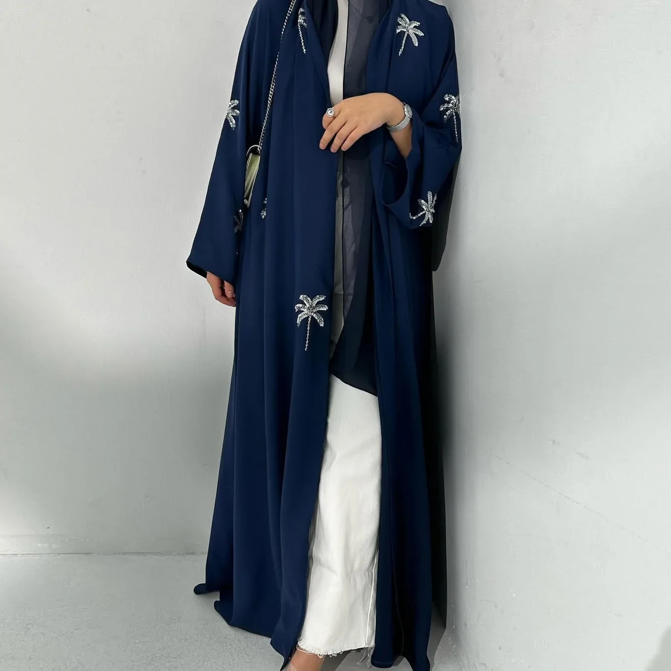 Ramadan Muslim Modest Cardigan - Embroidery Kebaya recension och pris