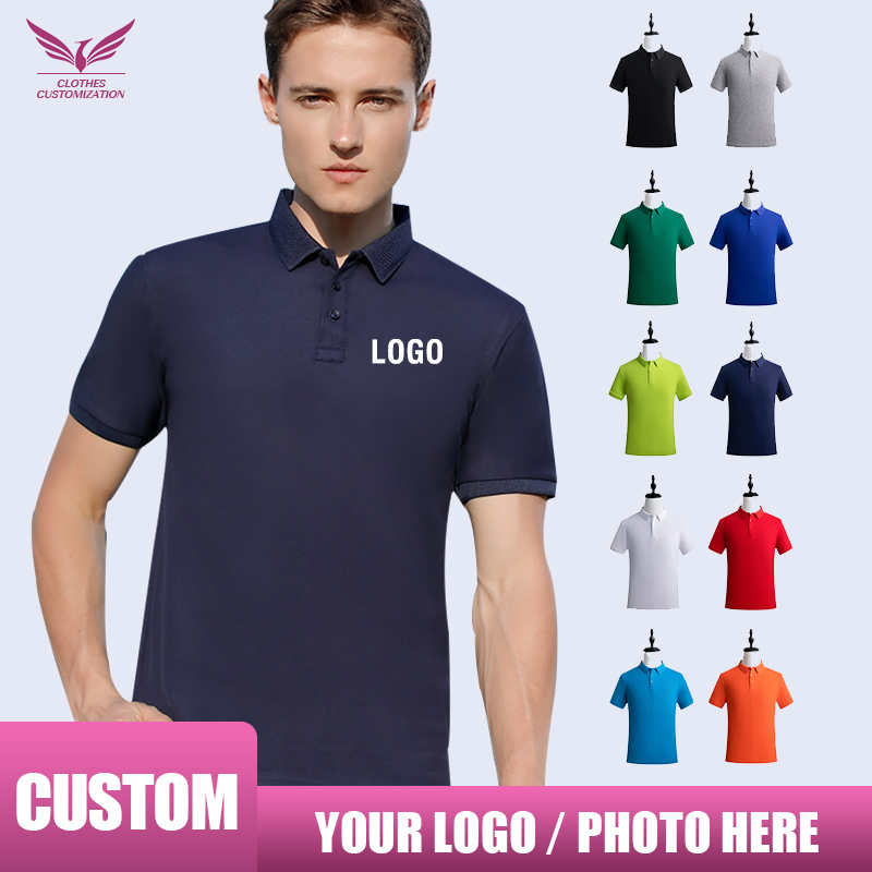 Personality Customization Polo - Embroidery Cotton Shirt recension och pris