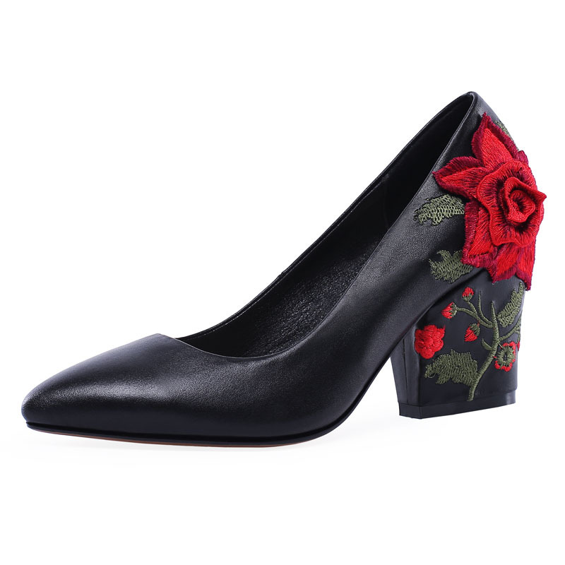 Fashion Yarn Embroidery Red Ro - Embroidery Rose recension och pris