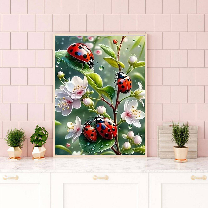 Nabi 5d Diamond Painting Ladyb - Embroidery Lady Bug recension och pris