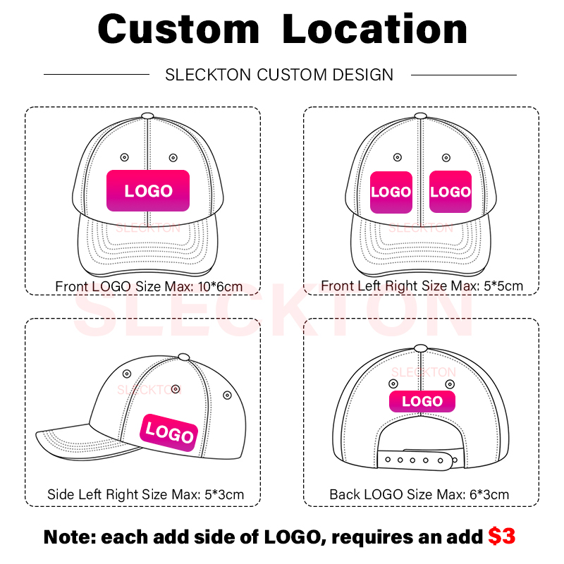 SLECKTON Custom Hat Logo Embro - Embroidery Design Logo recension och pris