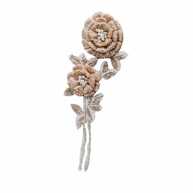 NEW Multicolor Handmade Beaded - Embroidery Rose recension och pris