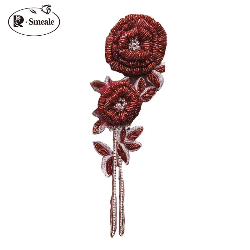 NEW Multicolor Handmade Beaded - Embroidery Rose recension och pris