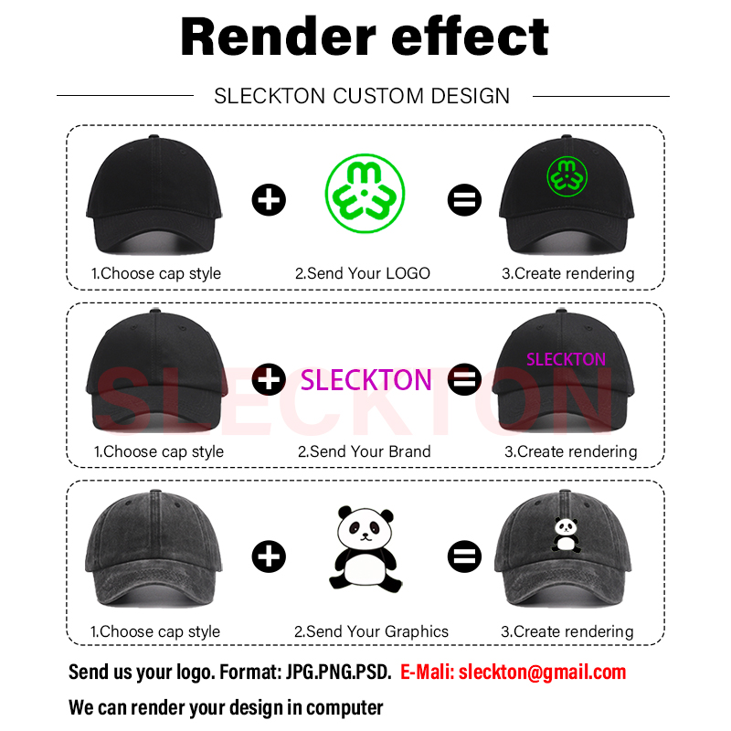 SLECKTON Logo Custom Baseball  - Embroidery Design Logo recension och pris