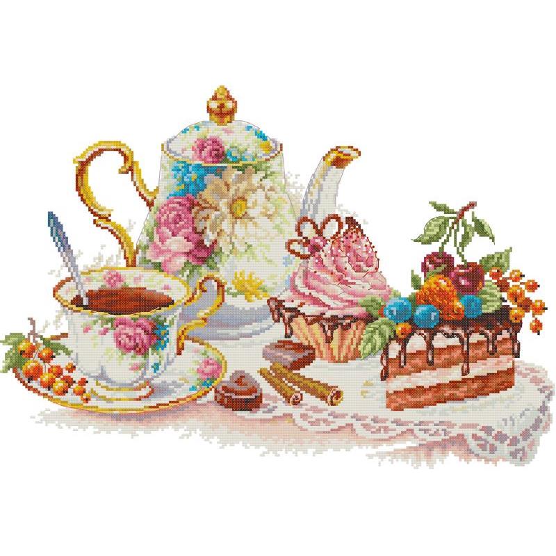 Afternoon Tea Dessert Pattern  - Embroidery Meaning recension och pris