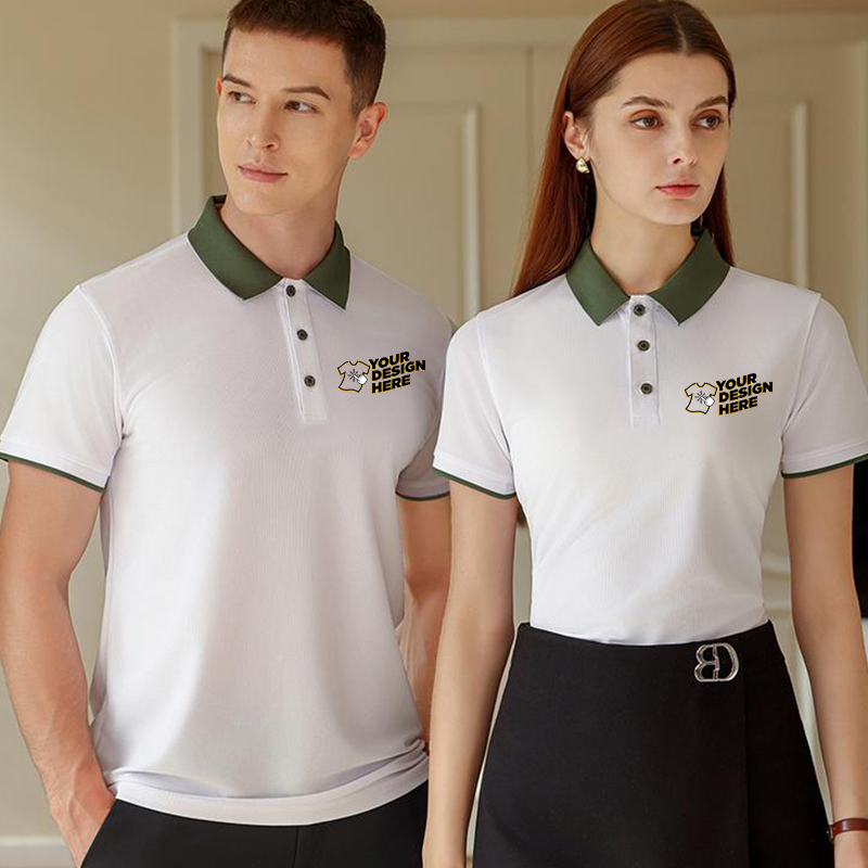 Color Block Polo Shirt - Free  - Embroidery Design Logo recension och pris