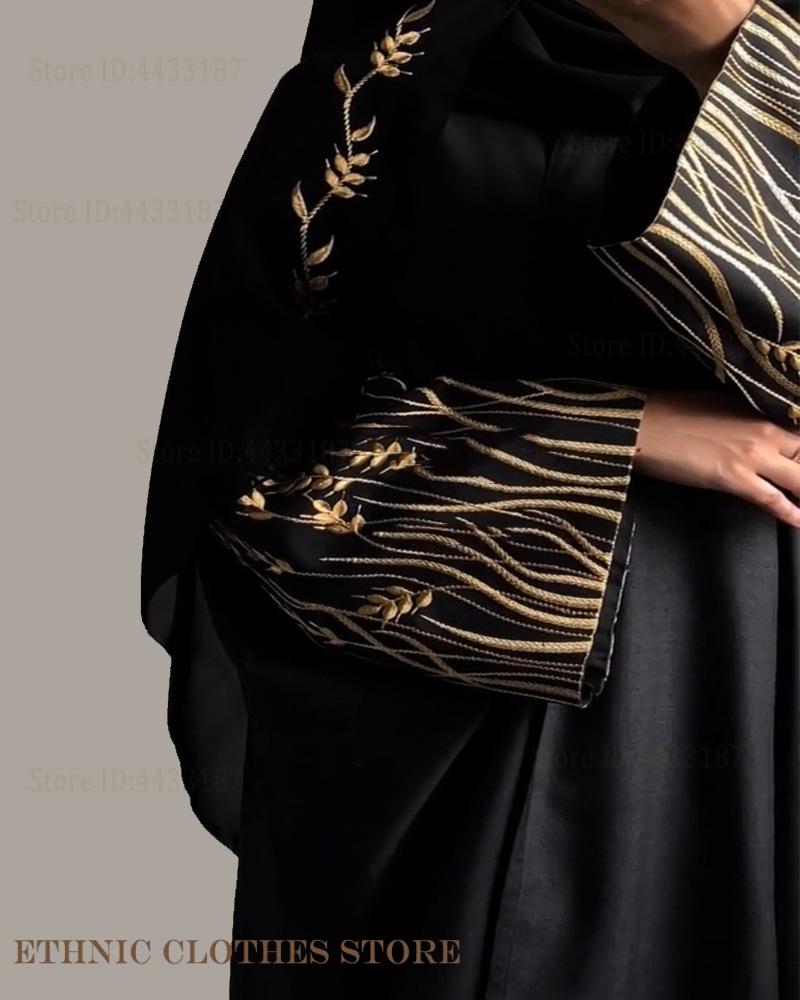 Muslim Women Dress Elegant Bla - Embroidery Kebaya recension och pris