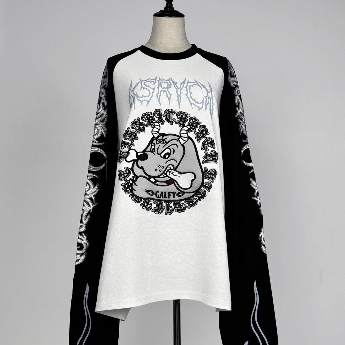 Y2K Japanese Harajuku Streetwe - Embroidery Cotton Shirt recension och pris
