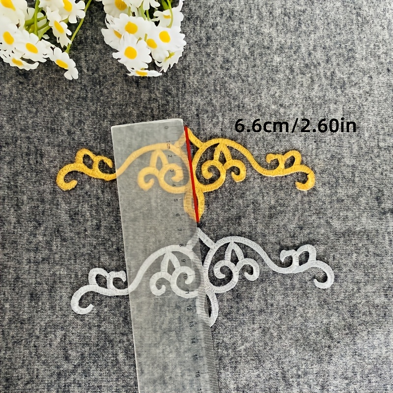 5PCS patterned embroidered fab - Embroidery Meaning recension och pris