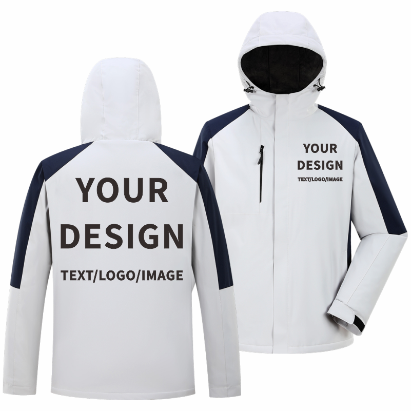 Winter Casual Jacket Custom Co - Embroidery Design Logo recension och pris