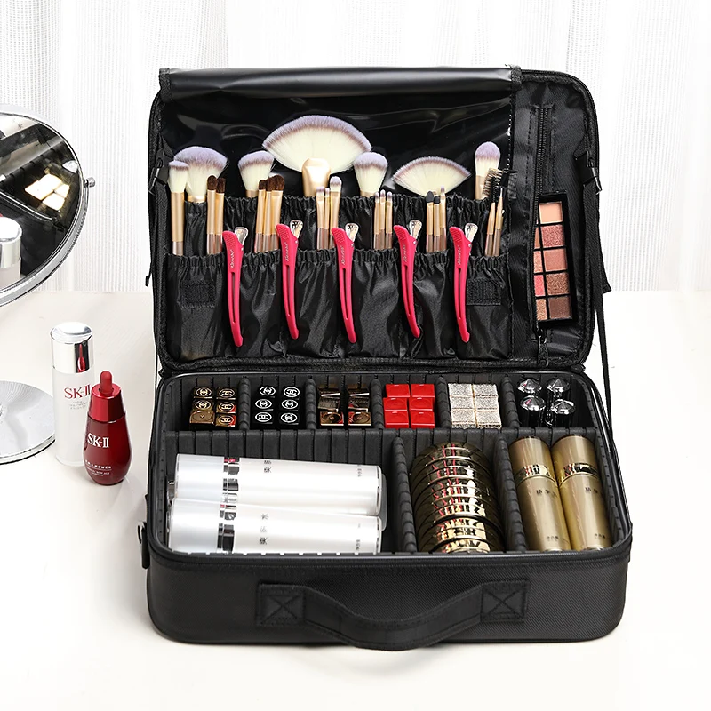 Professional Portable Cosmetic - Embroidery Bag recension och pris