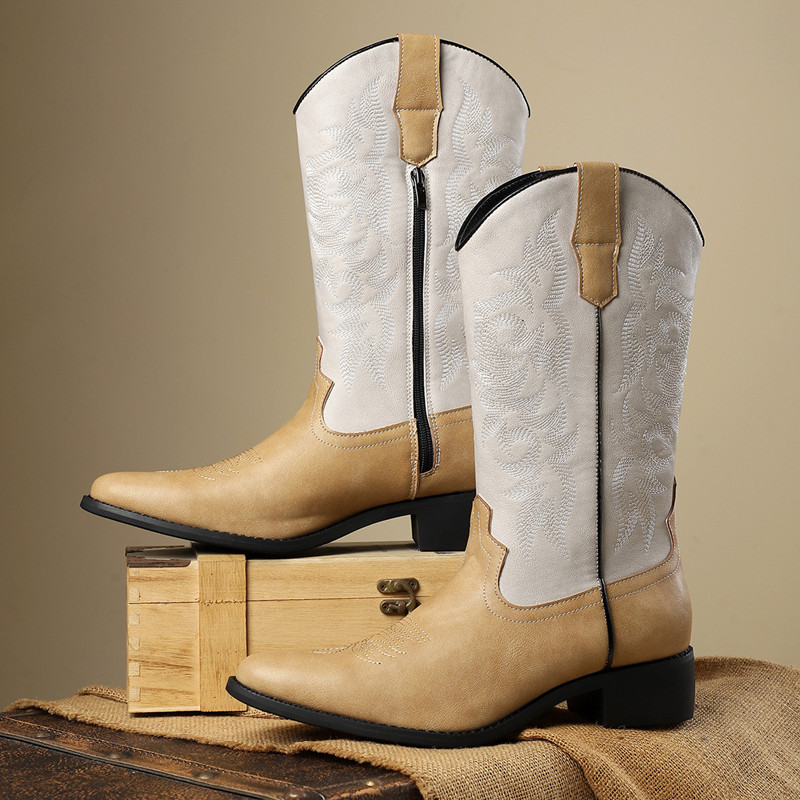 NEW Men High Boots Embroidery  - Embroidery Garments recension och pris